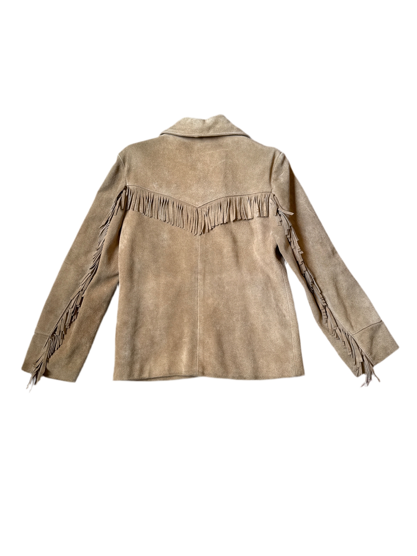 Suede Fringe Jacket