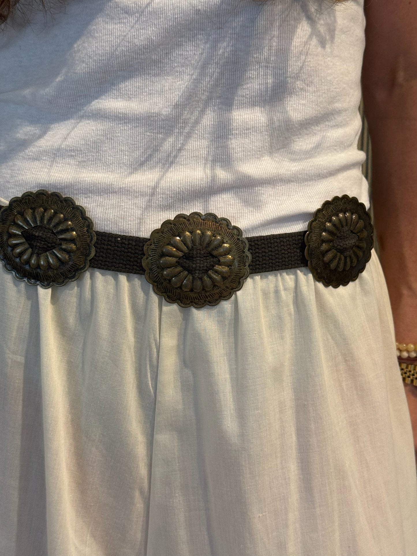 Black Concho Belt