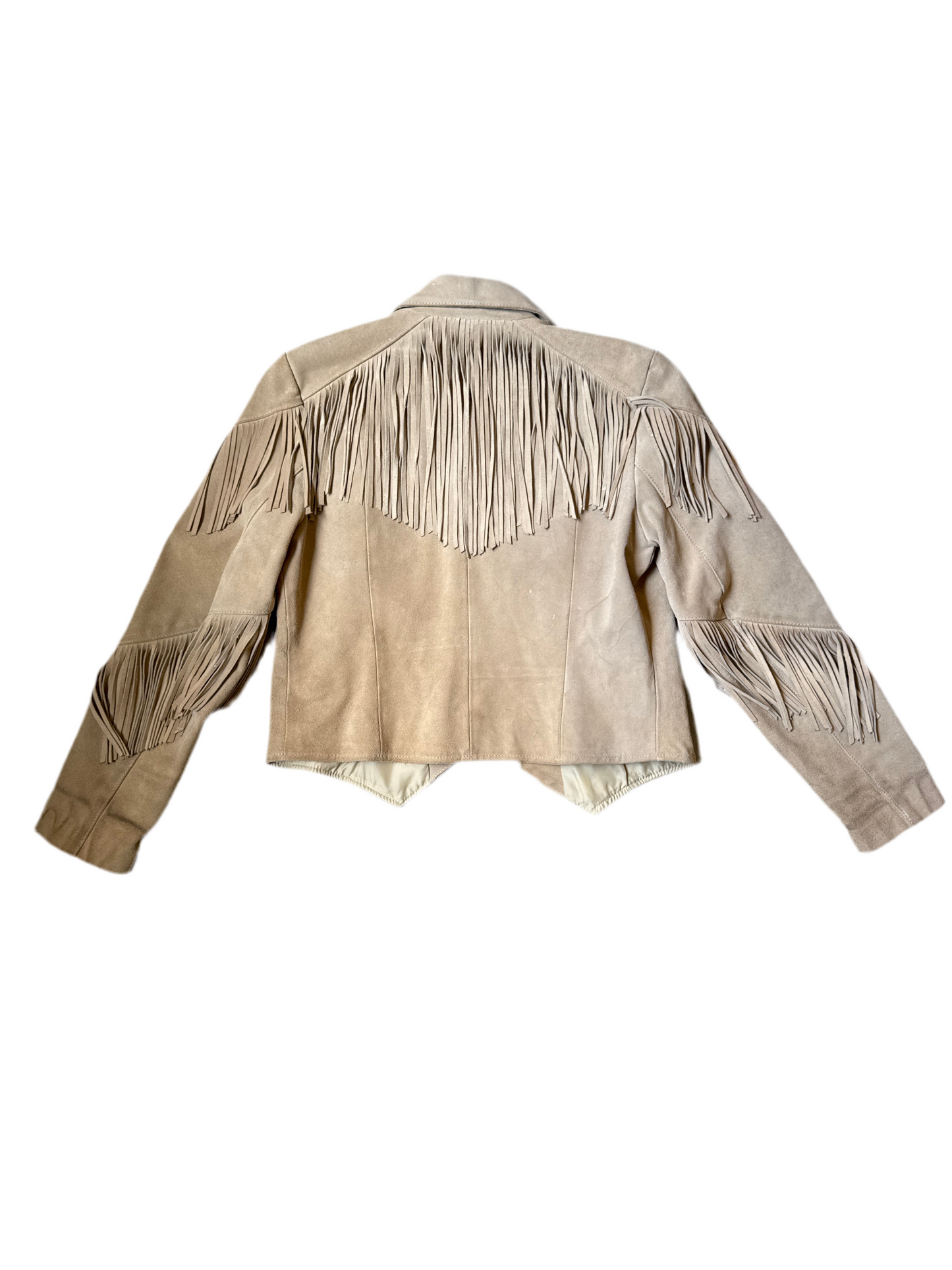 Suede Fringe Jacket