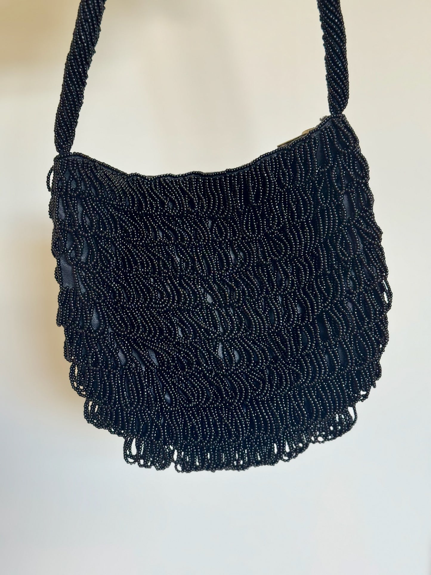 Beaded Black Bag