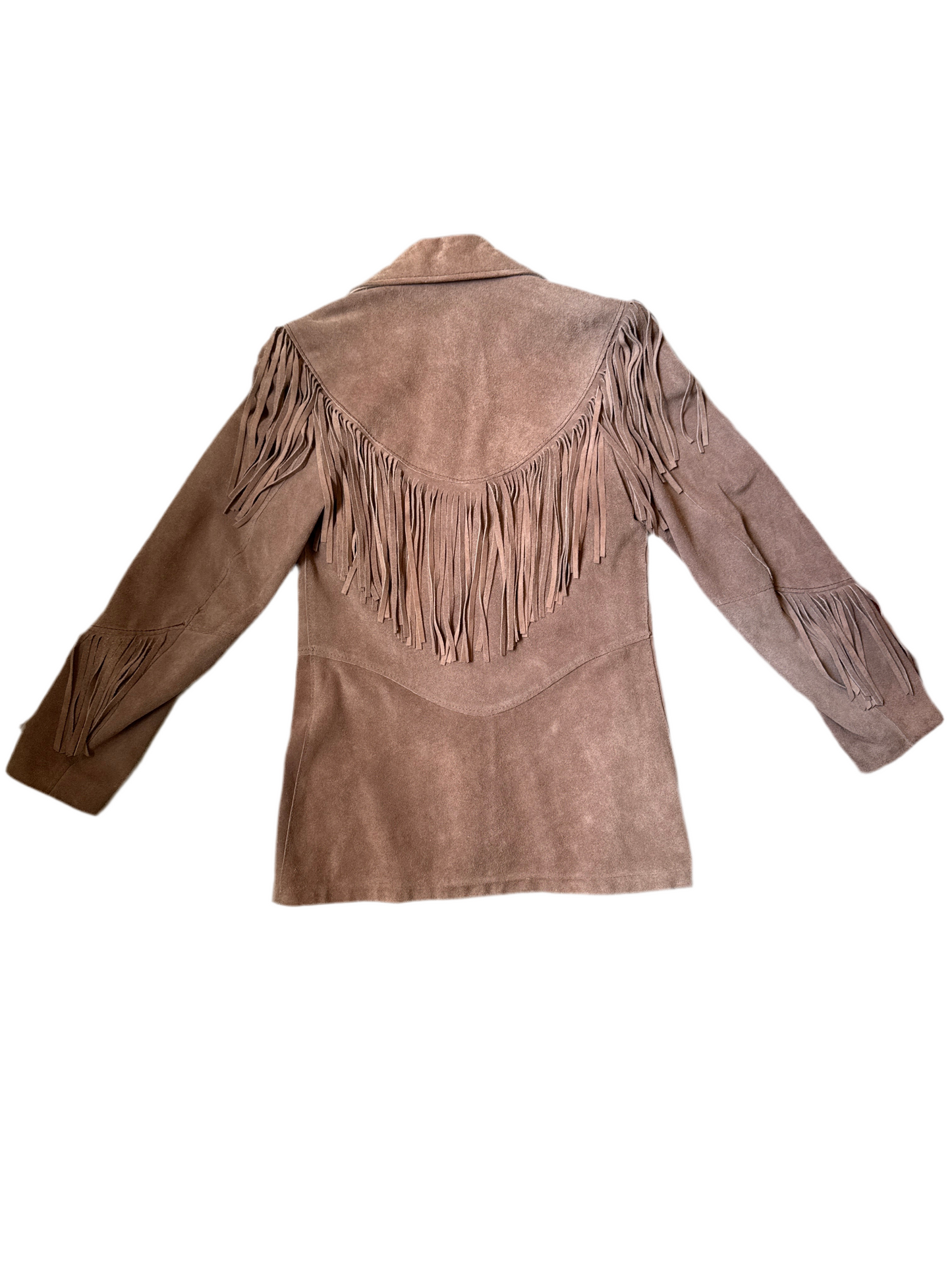Suede Fringe Jacket