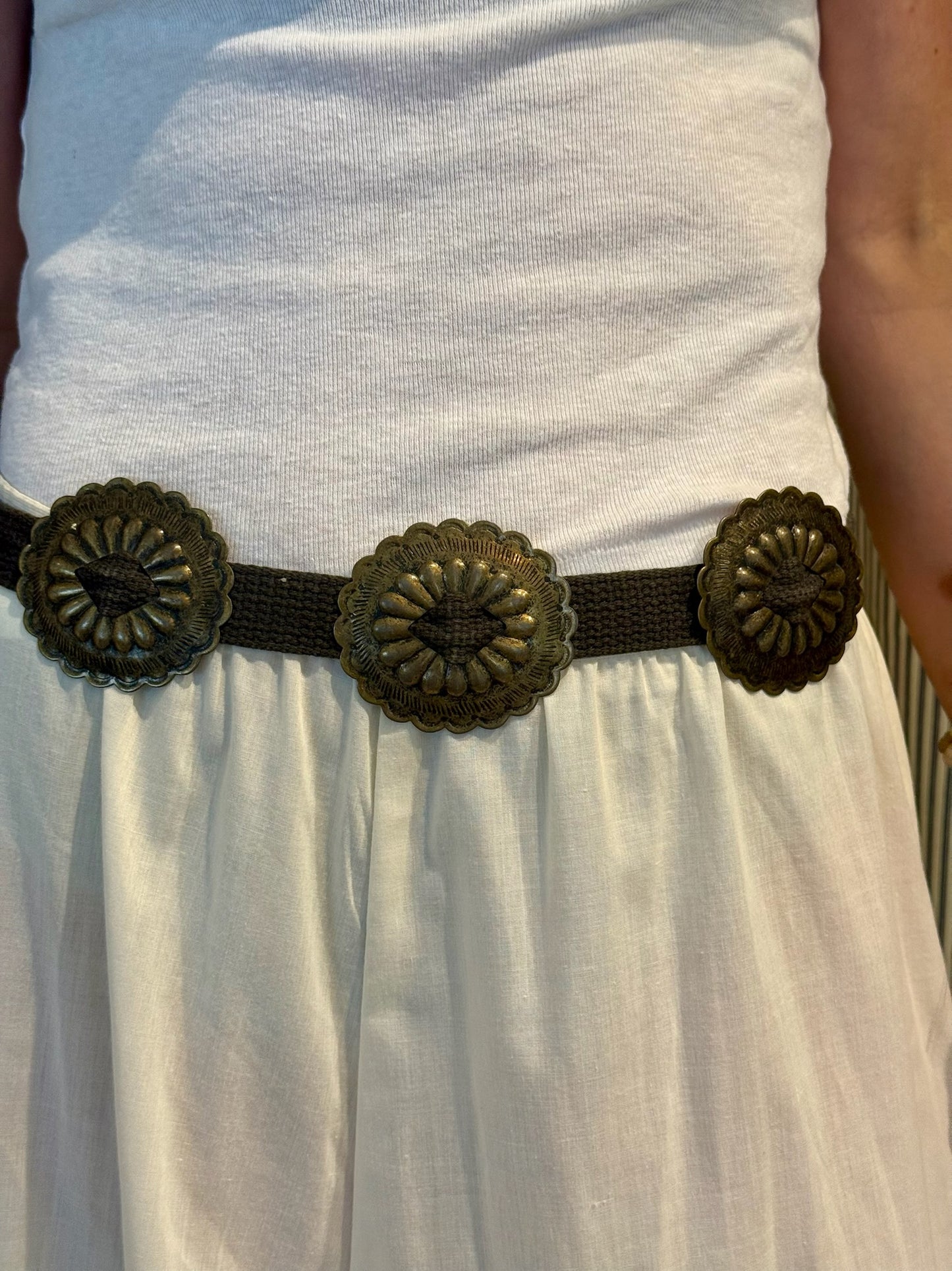 Black Concho Belt