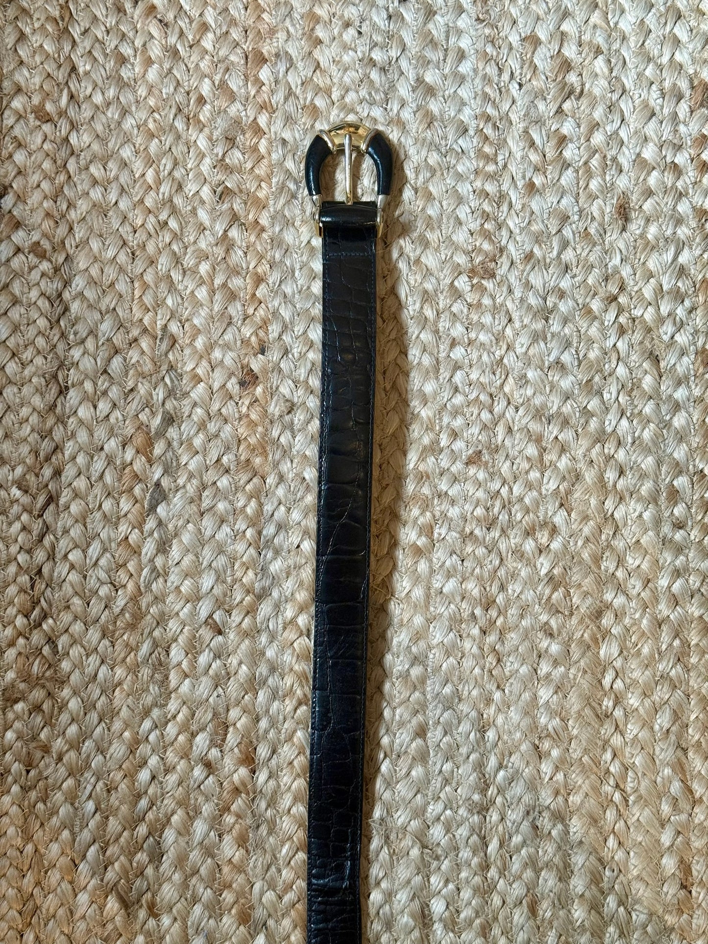 Black Leather Belt