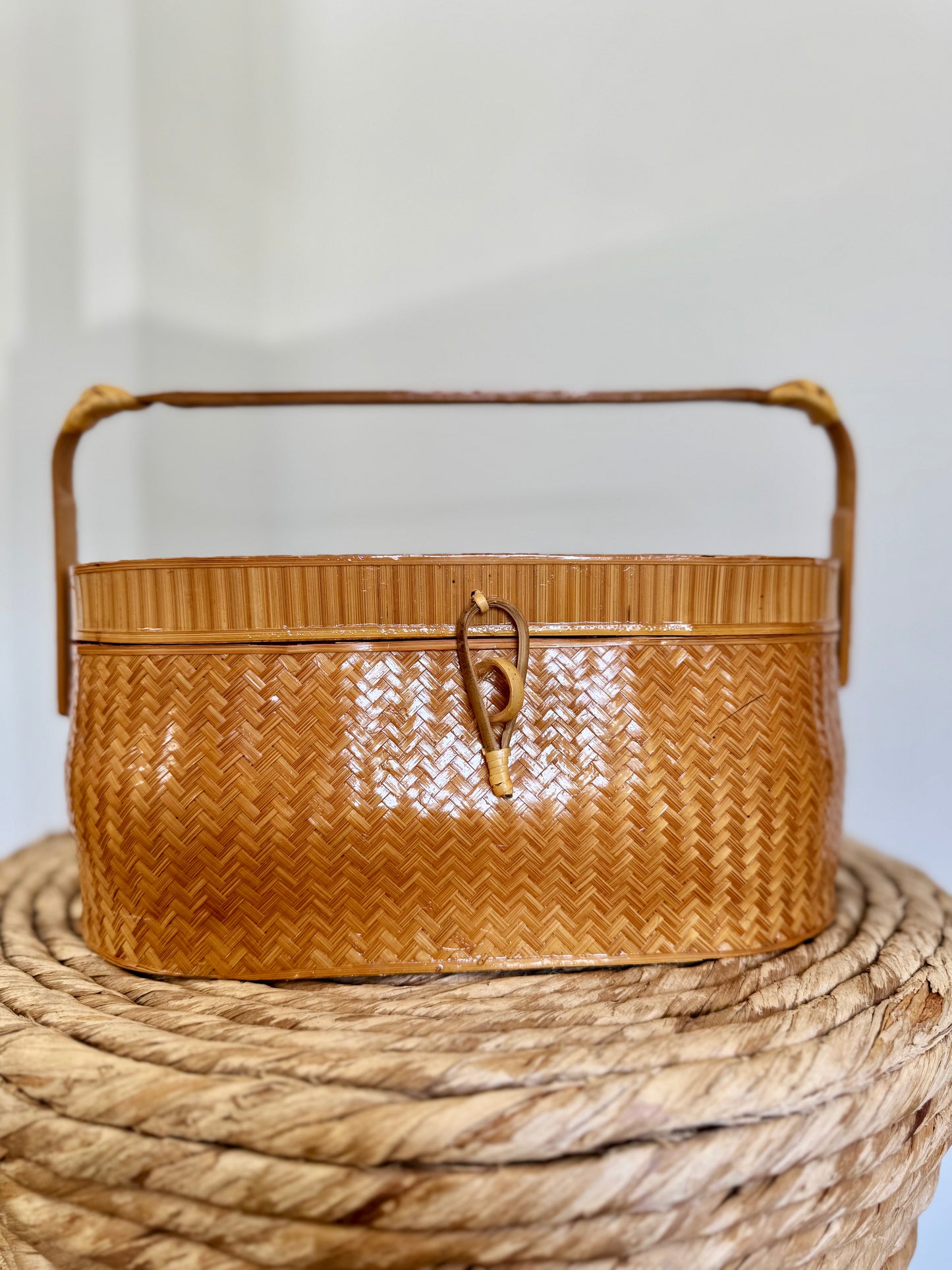 Bambo Basket Bag