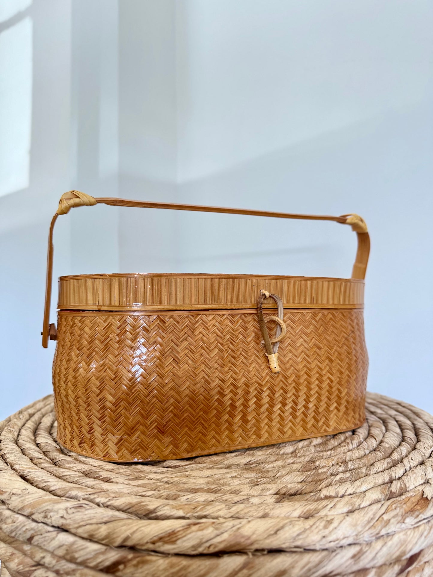 Bambo Basket Bag