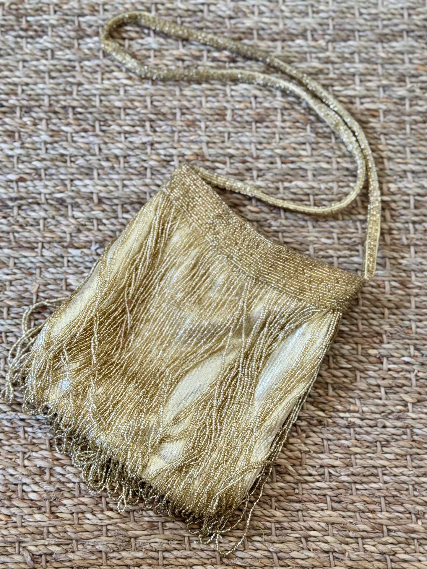Gold Crossbody Bag