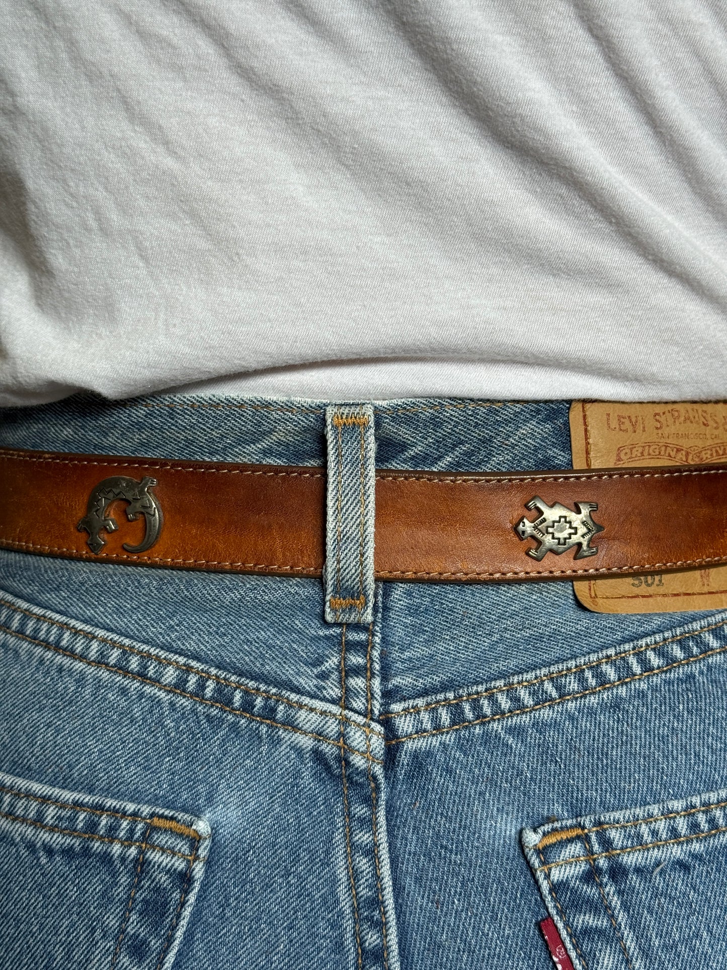 Brown Leather Belt