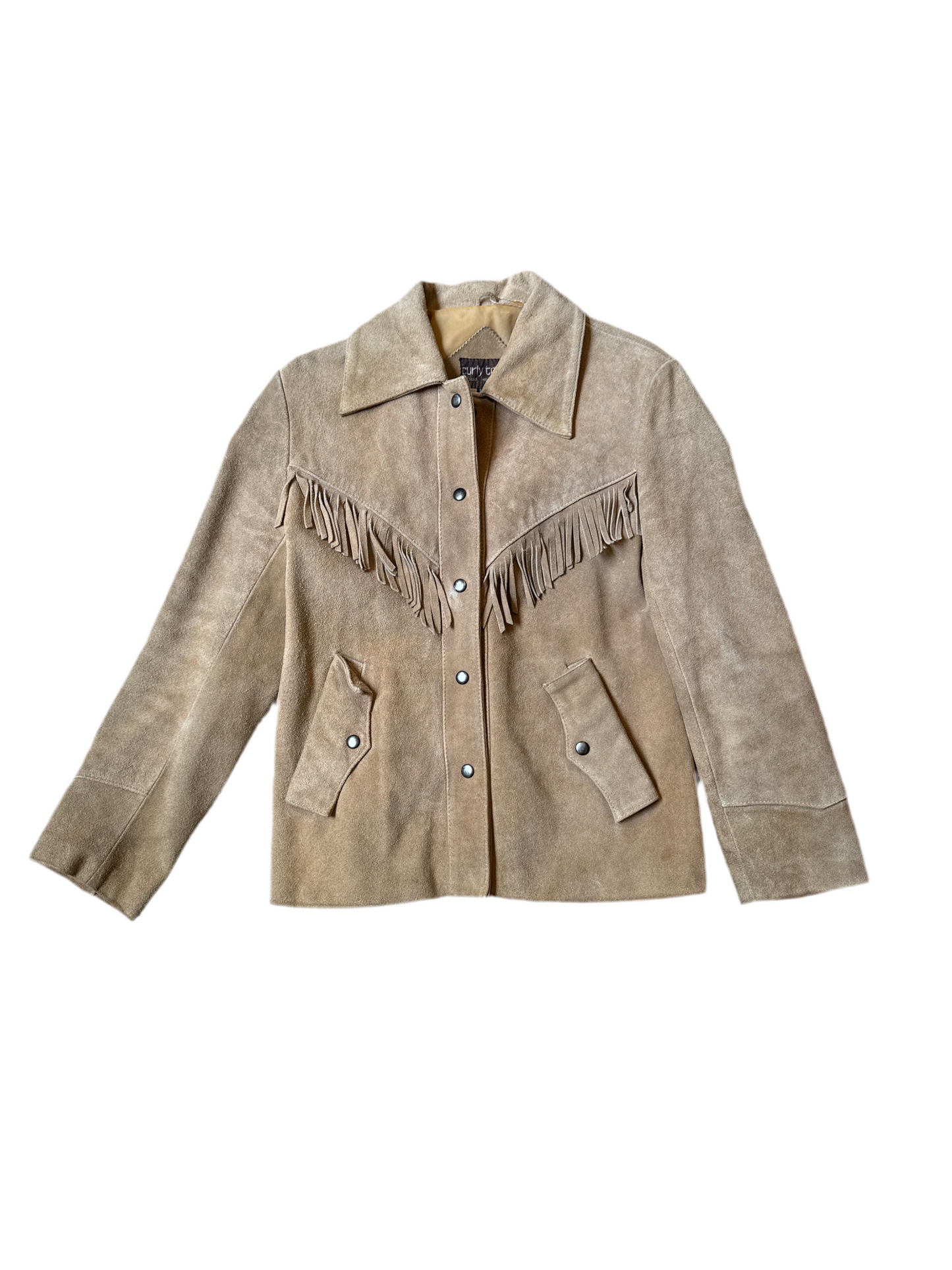 Suede Fringe Jacket