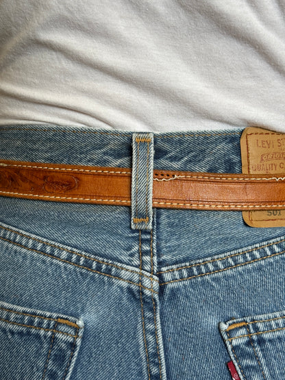 Brown Leather Belt