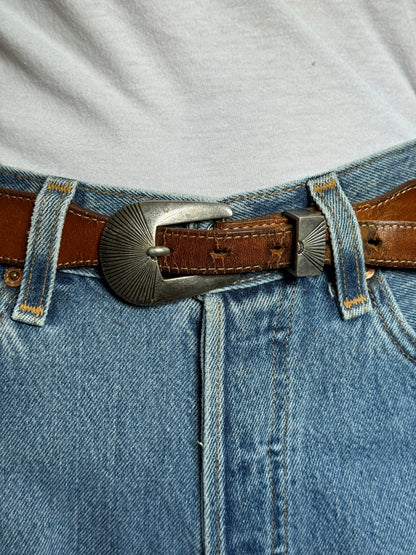 Brown Leather Belt