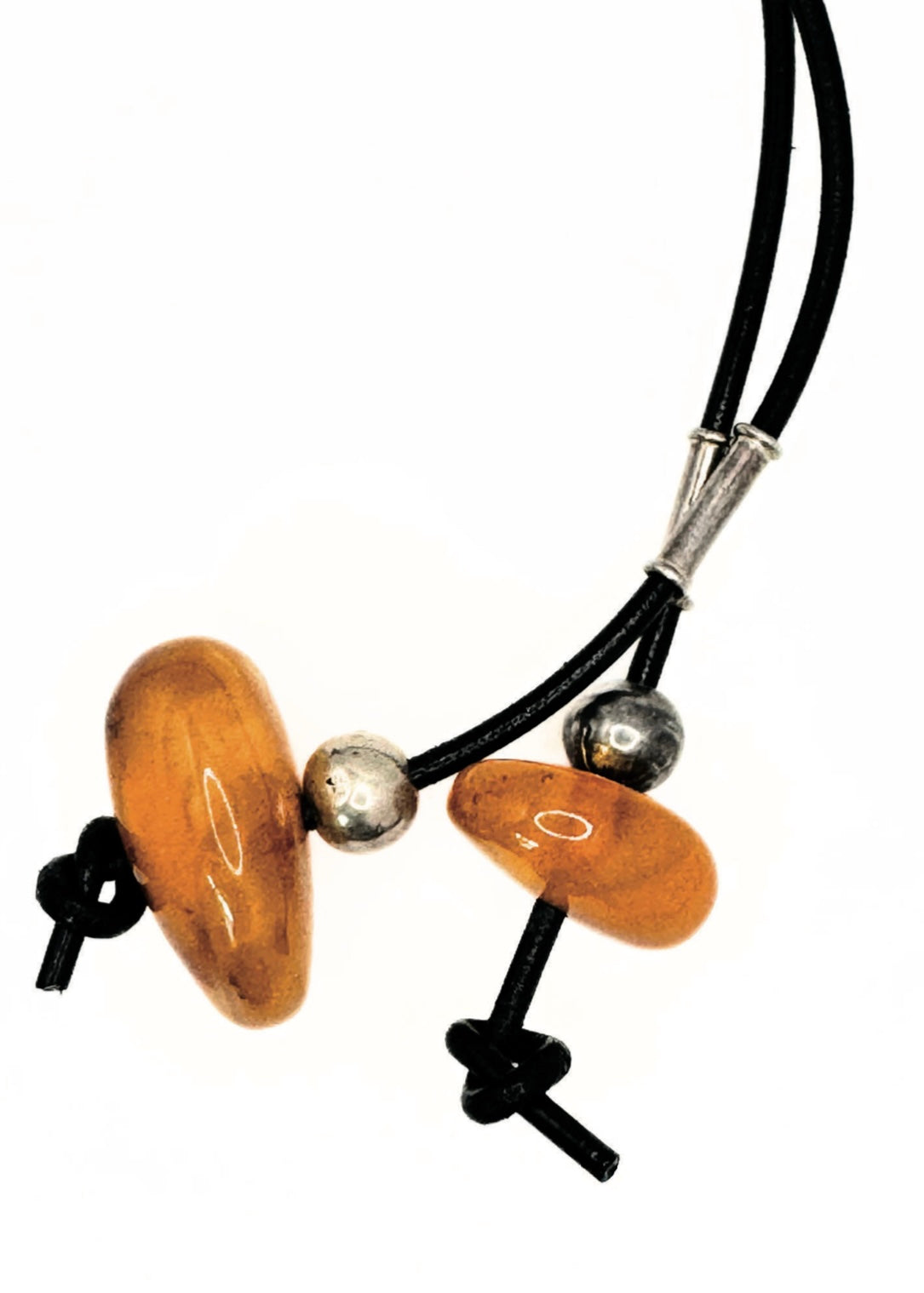 Vintage Artisan Amber Necklace