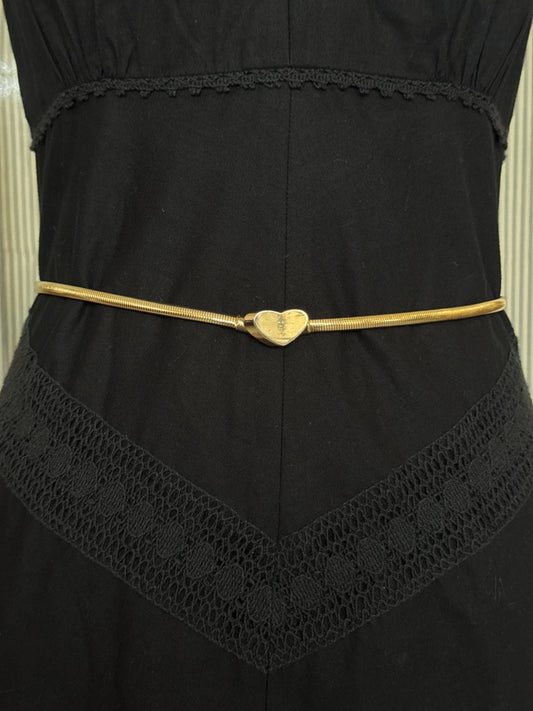 Gold Heart Belt
