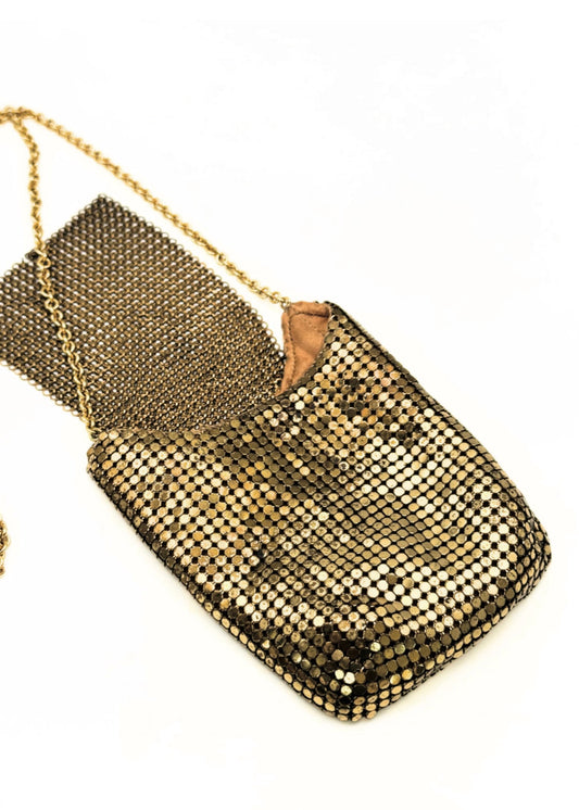Vintage Mesh Gold Coin Purse