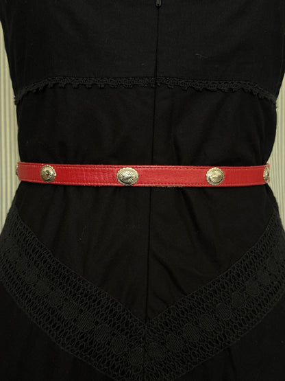 Red Leather Belt