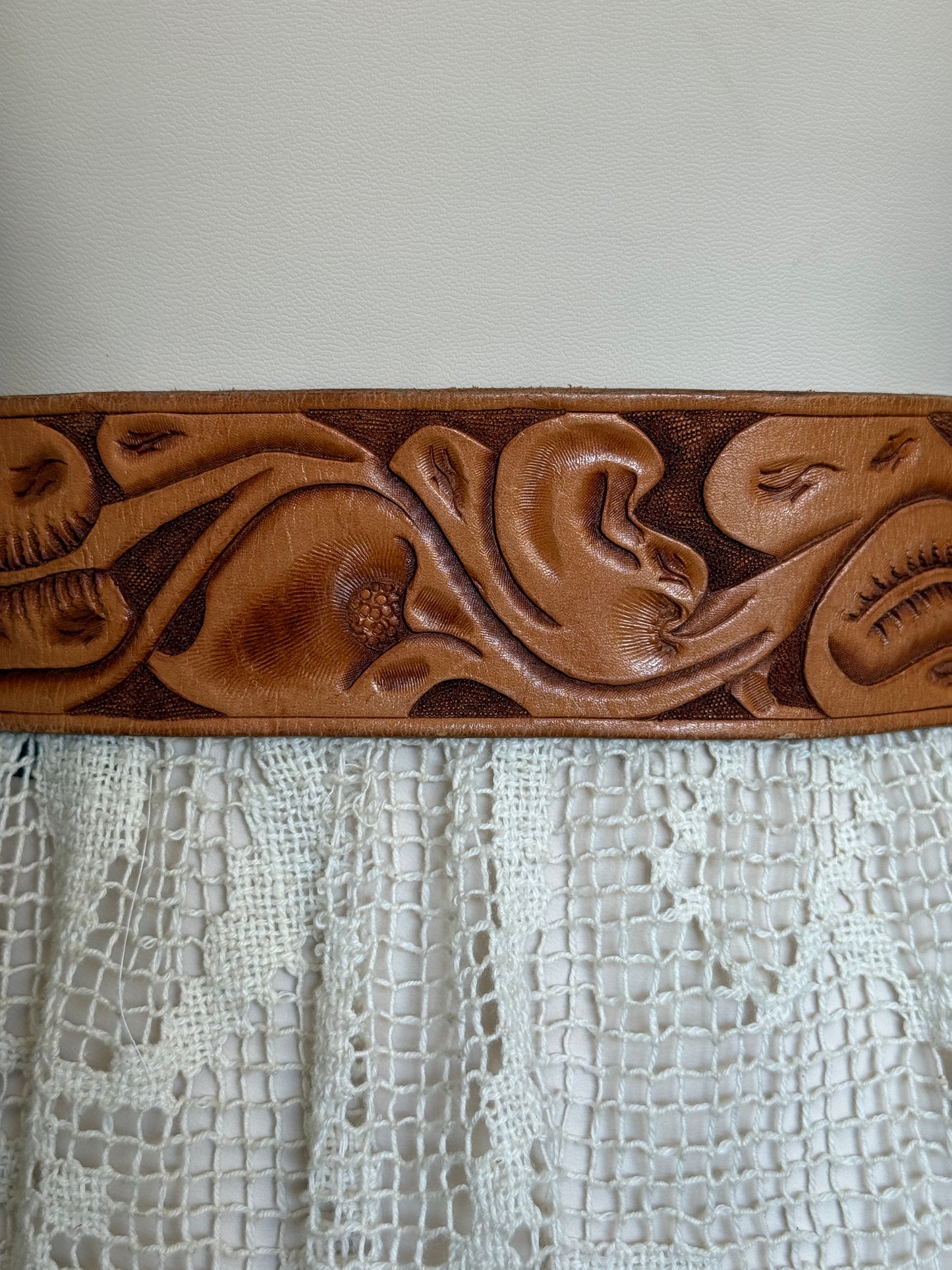 Brown Belt with Gold Buckle