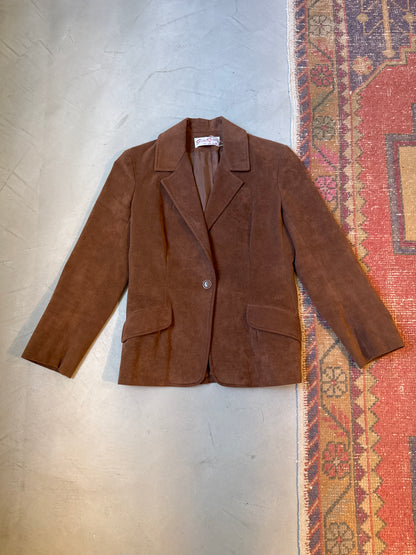 Dark brown Suede Jacket