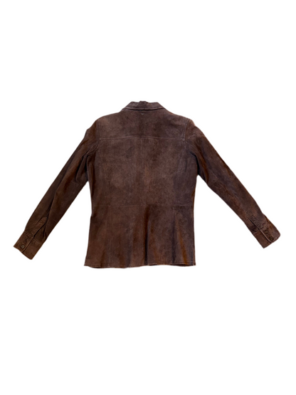 Dark Brown Suede Jacket