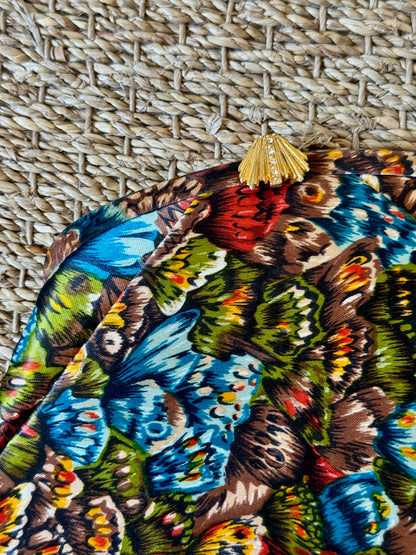 Butterfly Silk Clutch