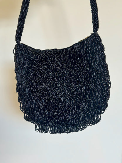 Beaded Black Bag