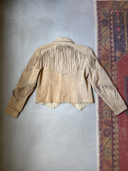 Suede Fringe Jacket