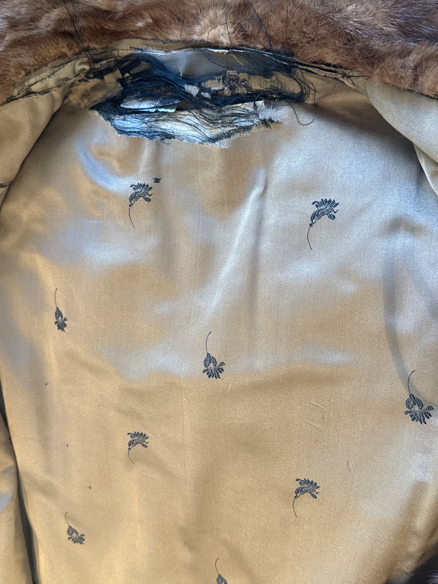 Vintage Brown Mink Coat