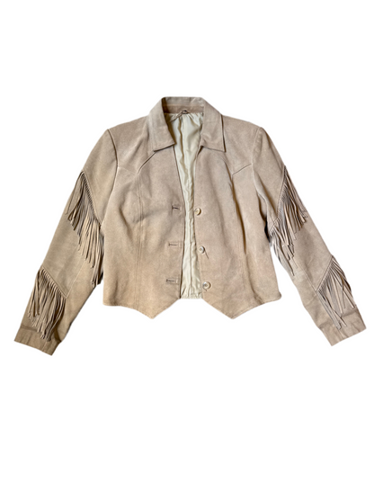 Suede Fringe Jacket