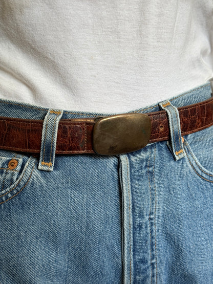 Navasota Leather Belt