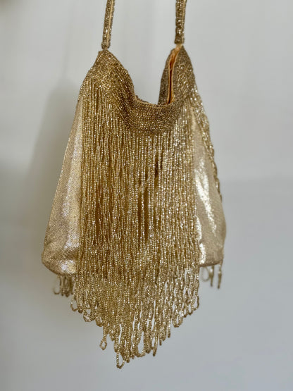 Gold Crossbody Bag